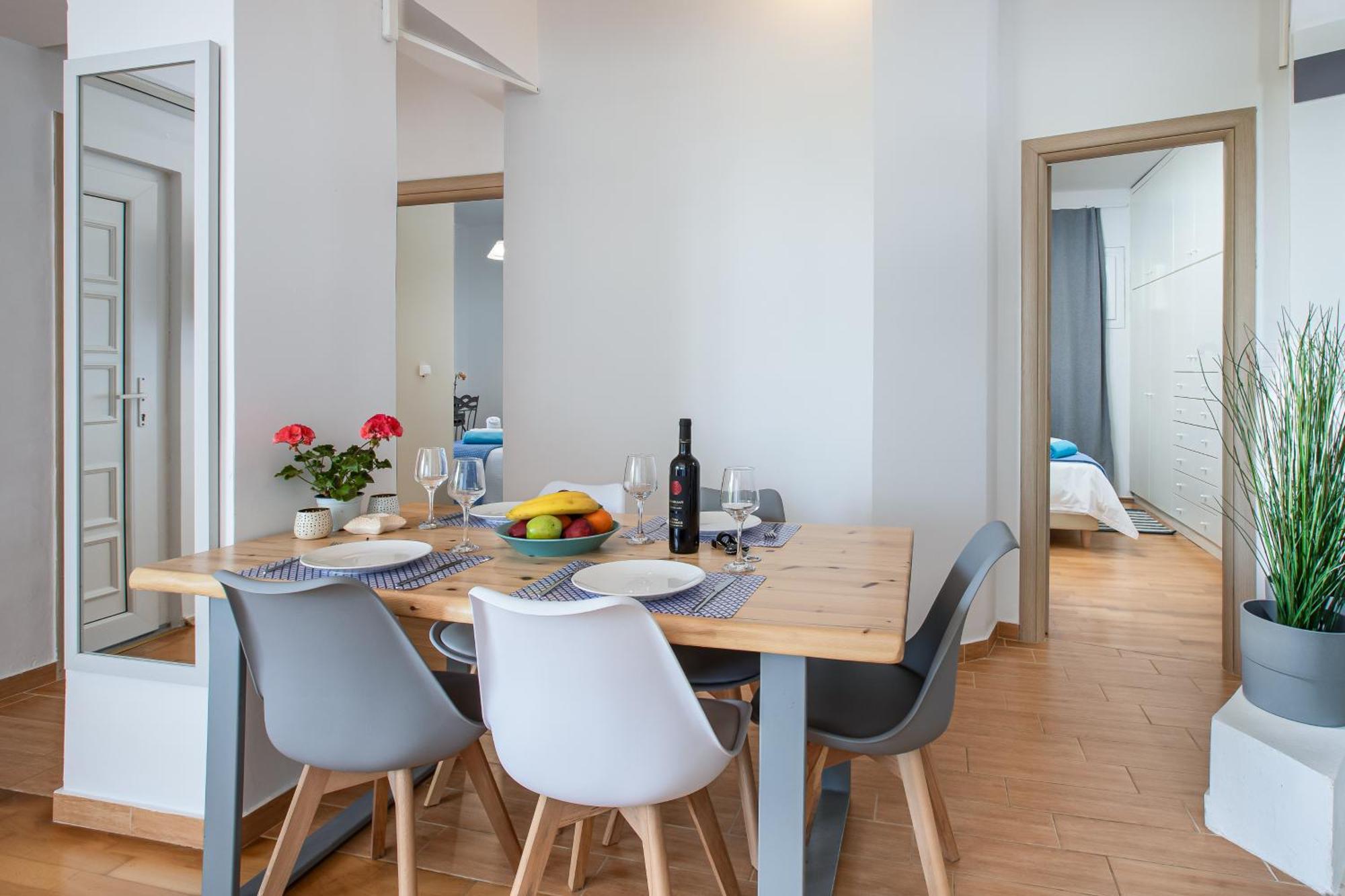 Dimitra Apartment With Private Pool And Sea View -The Ground Floor Of A Two Storey Building Daráco Kültér fotó